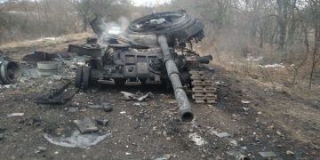 Под Киевом разбежалась огромная колонна оккупантов