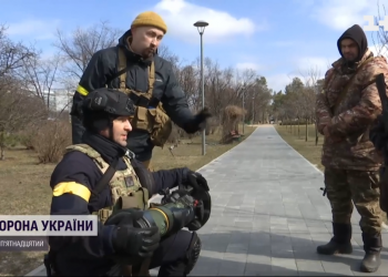 Силы терробороны в Киеве не прекращают укреплять свои позиции