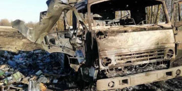 уничтожили колону ВС РФ