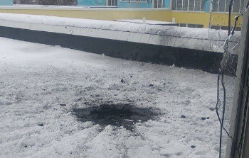 Сегодня утром был обстрелян Дергачевский лицей №3