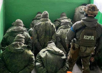 Новая партия российских пленных.