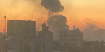 Рассвет в Киеве