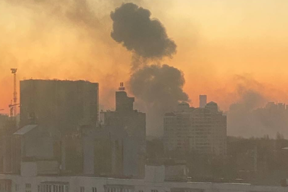 Рассвет в Киеве