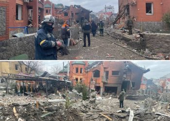 В Белой Церкви Киевской области в результате авиаудара войск Российской Федерации повреждены 20 домов