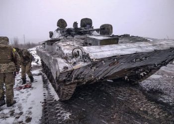 Очередная партия металлолома от оккупантов