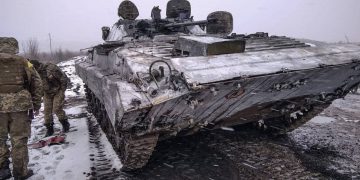 Очередная партия металлолома от оккупантов