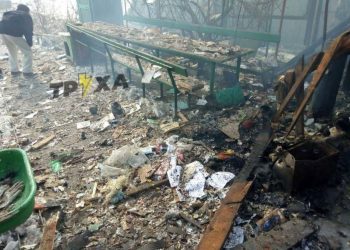 В Золочеве весь день не прекращаются обстрелы