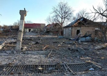 Ракетный удар по поселку Барышевка