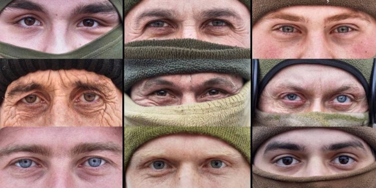 Самые храбрые глаза в мире! Глаза украинских защитников!