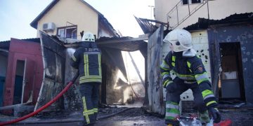 Пожар на Подоле. Киев