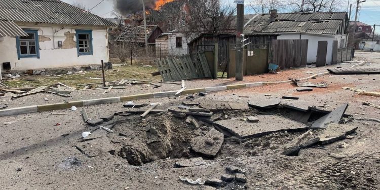 Макаров Киевской области после обстрелов орками