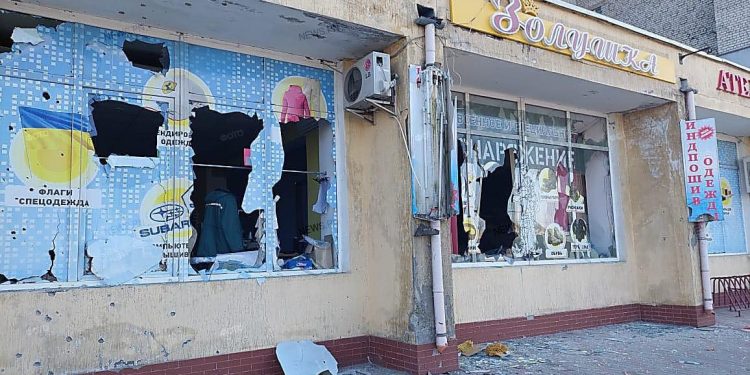 Николаев, проспект Героев Украины.