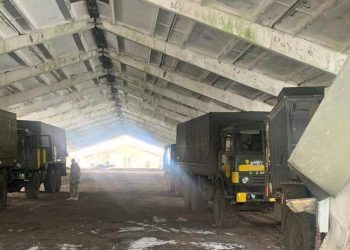 Колонна российских техники с боеприпасами шла к оккупантам.