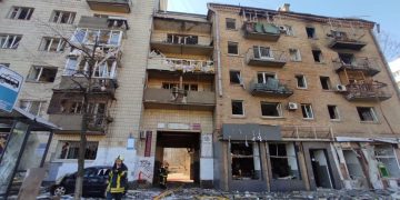 Произошло возгорание в жилом доме Киева