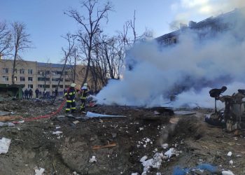Пожар в Подольском районе Киева