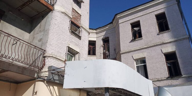 В Харькове был нанесён удар по Академии