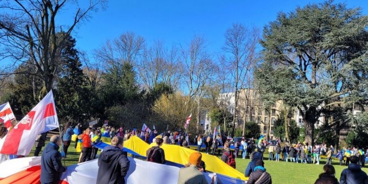 Белорусская и украинская диаспоры. Марш