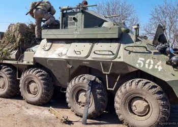 Захватили новейшую командно-штабную машину армии РФ