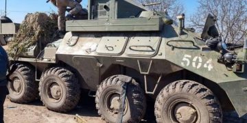 Захватили новейшую командно-штабную машину армии РФ