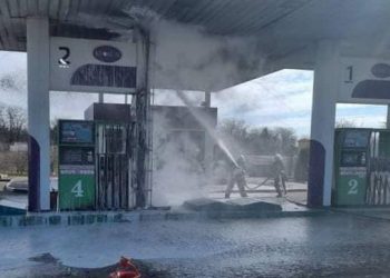Обстреляли АЗС на Николаевщине