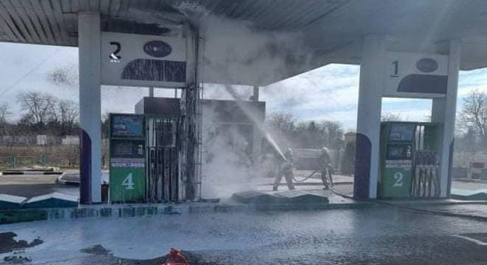 Обстреляли АЗС на Николаевщине