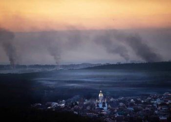 Ирпень в дыму