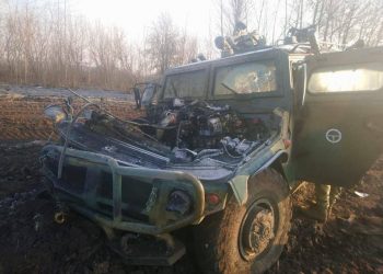 Очередная колонна российской армии разбита