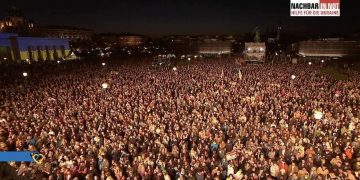 Акция в Вене в поддержку Украины