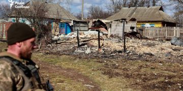 Освобожденное от российских военных село