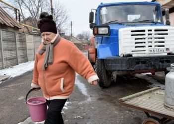 В захваченном Донецке проблемы с водой