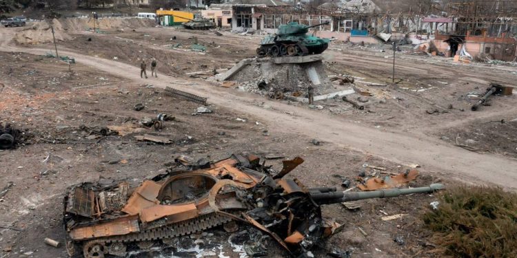 Символичное фото из освобожденного Тростянца