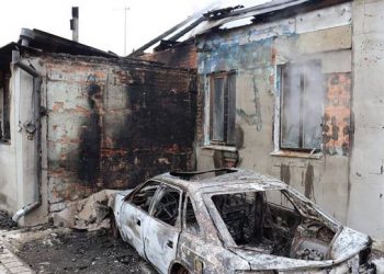 В Дергачах на Харьковщине оккупанты обстреляли горсовет