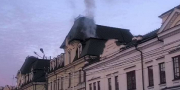 В Киеве на Подоле сбили беспилотник