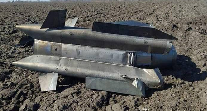 Остатки противорадиолокационной ракеты Х-31П