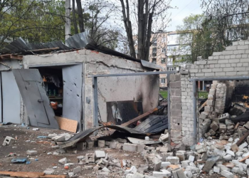 Вчерашний обстрел по Харькову