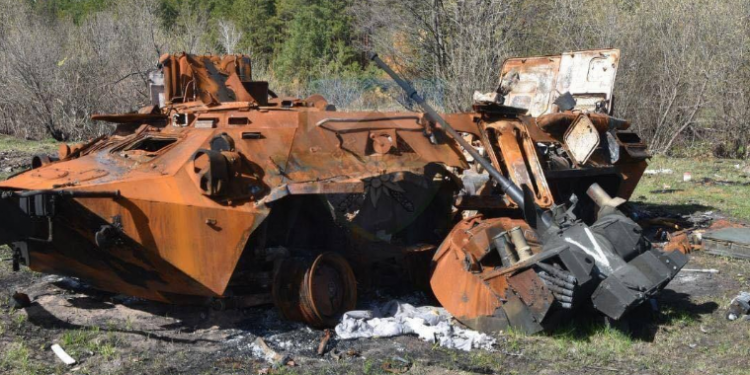Ещё уничтоженная техника России
