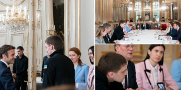 Макрон встретился с мэром Мелитополя Иваном Федоровым