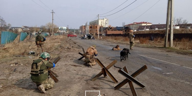 Зачистка Ирпеня продолжается