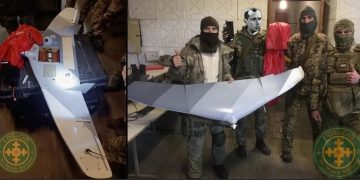 Голыми руками поймали российский беспилотник