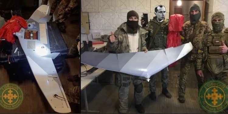 Голыми руками поймали российский беспилотник