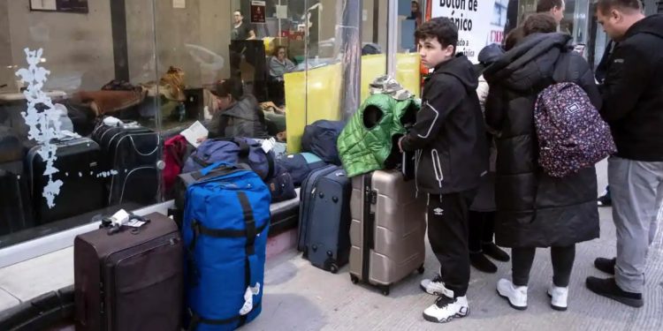 Украинские беженцы застряли на мексикано-американской границей