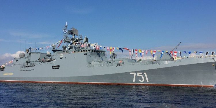 Российский фрегат «Адмирал Эссен» получил серьезное повреждение