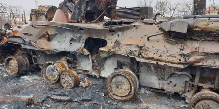 Российский металлолом в Буче