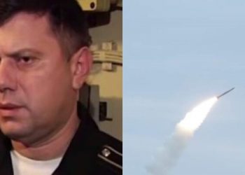 Запускает ракеты по Украине с корабля