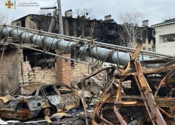 Разбор завалов в Бородянке