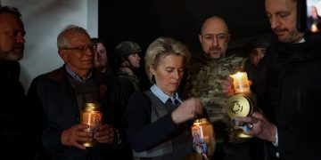 Президент Еврокомиссии в Буче!