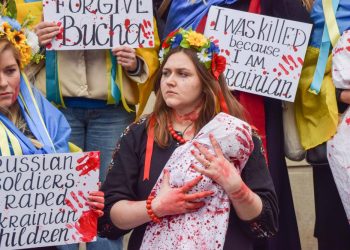 Акция против войны и зверств России