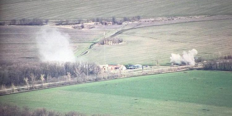 Дрон пограничников помог артиллеристам!