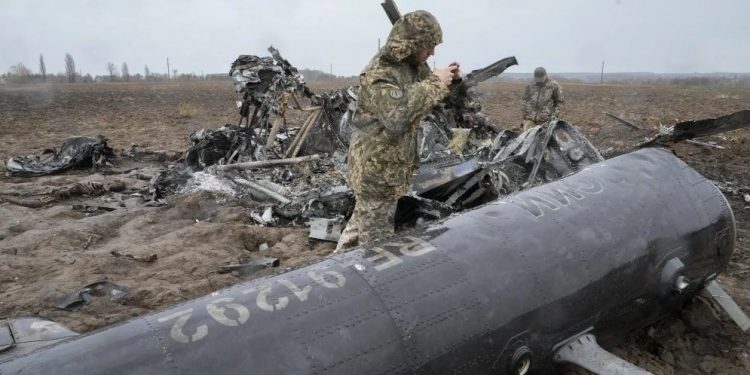 Очередной сбитый российский вертолет Ми-8