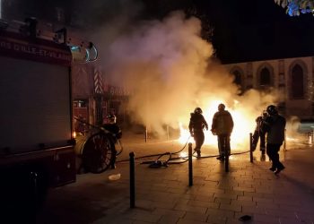 Политические протесты во Франции!